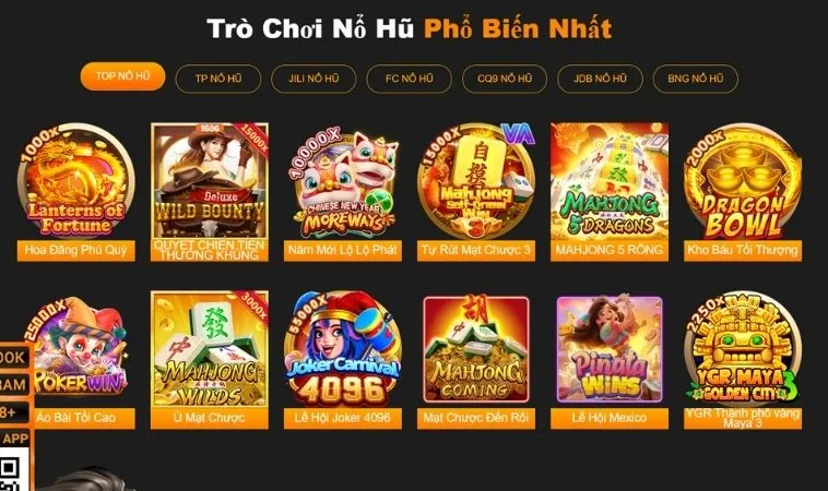 Đa dạng các trò chơi hấp dẫn để trải nghiệm tại nhà cái 8KBET