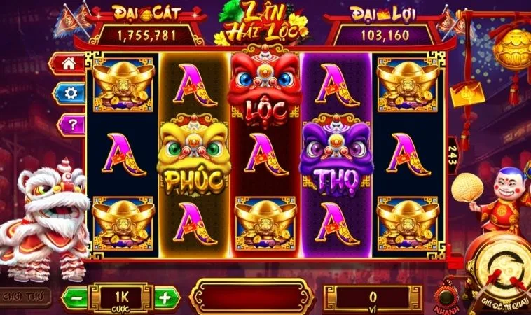 Thiết kế đồ họa game Nổ Hũ Lân Hái Lộc Tại 8KBet đẹp, ấn tượng