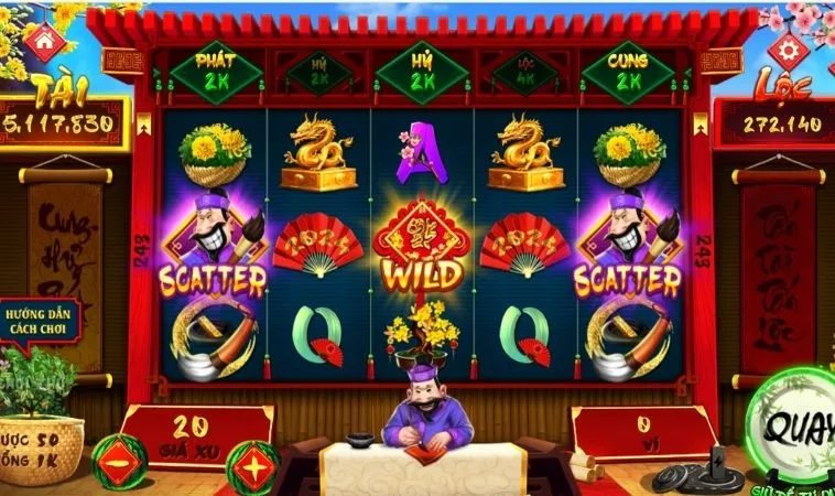 Các biểu tượng trong game Nổ Hũ Ông Đồ Tại 8KBet