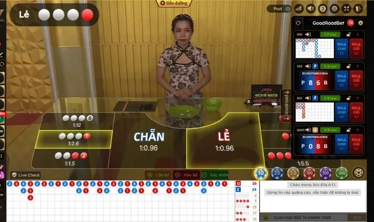 Bàn cược Xóc Đĩa Tại 8KBet